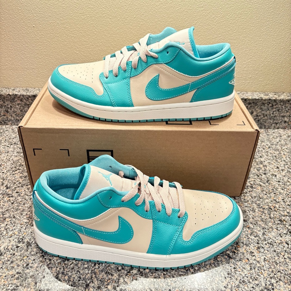 Nike Air Jordan 1 Low Tropical Teal Woman’s Size 6,10.5,12 DC0774-131 Brand New✅
